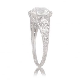 11754 Colmenar Edwardian Diamond Filigree Engagement Ring circa 1910 TSV View