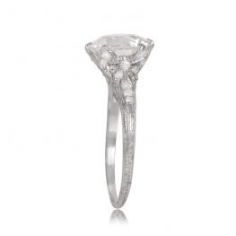 Edwardian Diamond Ring 12800 Bloomington Ring Top Side View