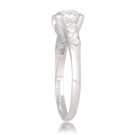 Bristow Antique Diamond Art Deco Engagement Ring with Old European Cut TSV