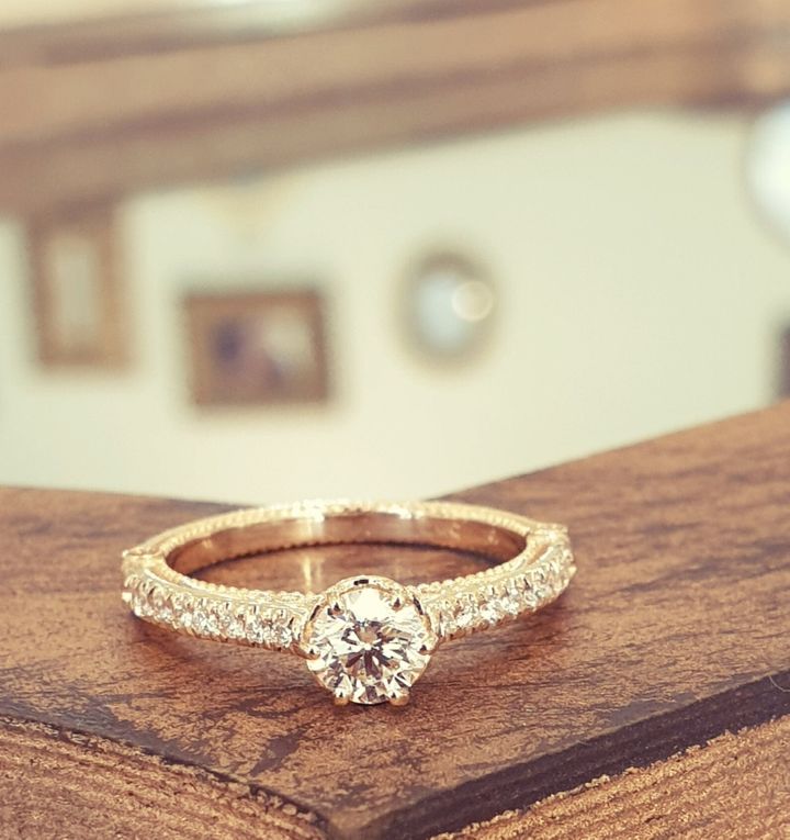 Antique Engagement Ring, Etsy