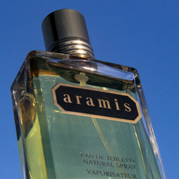 Aramis Bottle Sky Background