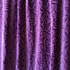 Purple Burnout Velvet Fabric