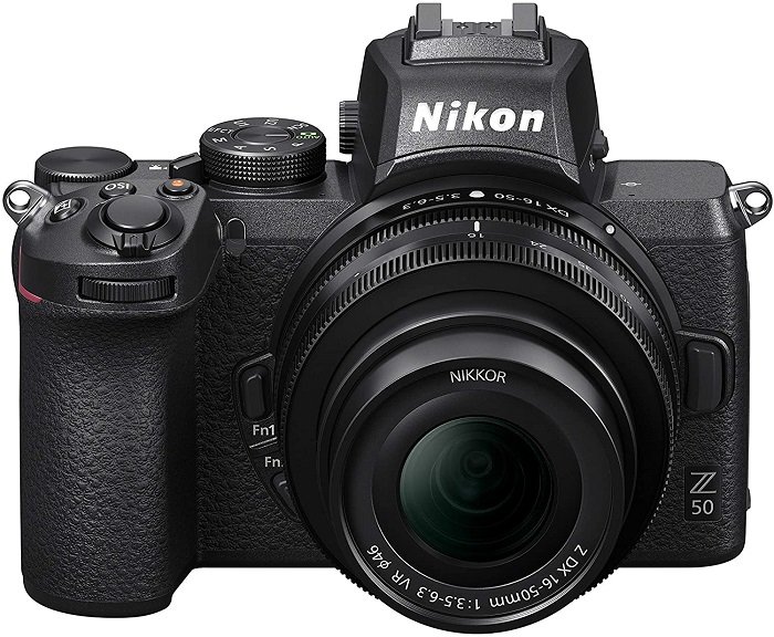 best mirrorless cameras for travel 2021 enthusiast Nikon Z50