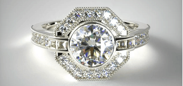 vintage ring from james allen