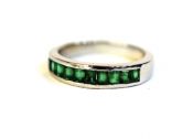 Modern Emerald Ring