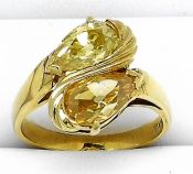 Vintage Yellow  Diamond Ring