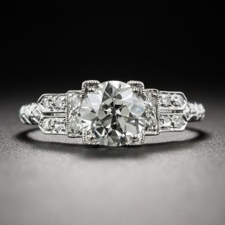 Art Deco 1.10 Carat Diamond Engagement Ring - GIA K VS2 - 2