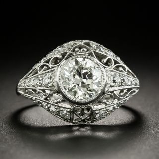 Edwardian 1.35 Carat Diamond Engagement Ring - Size 6 1/4 - 2