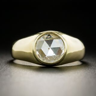 English .84 Carat Rose-Cut Diamond Solitaire Engagement Ring, 1913 - 3