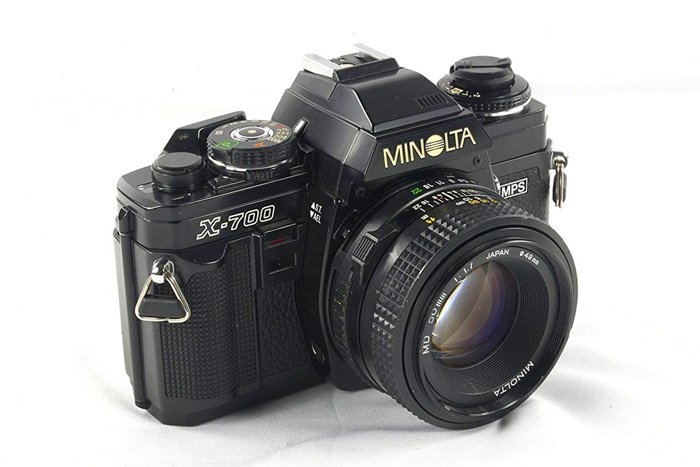 The Minolta X-700 35mm camera