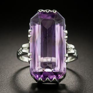 Mid-Century Amethyst Ring by Bock-Lewis Co. - 3