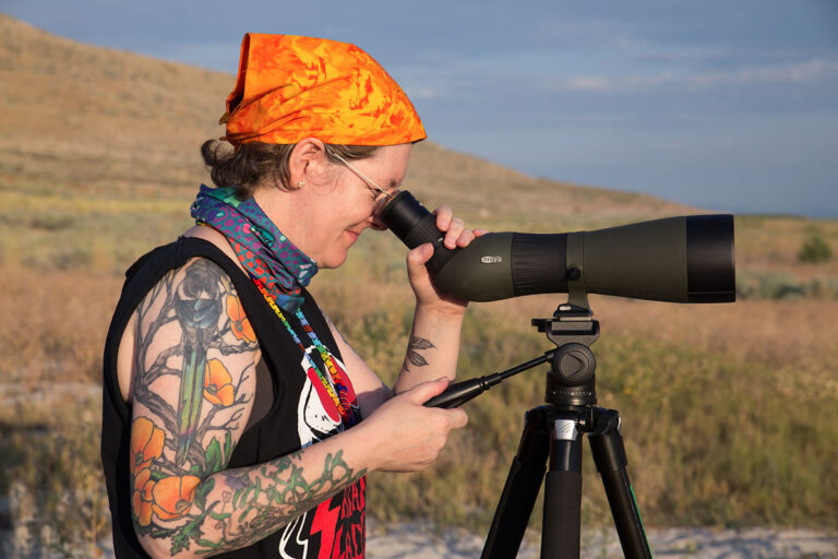 How to use a spotting scope for birding