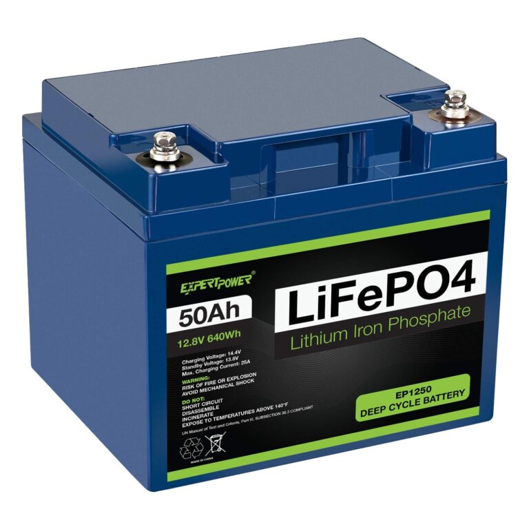 Lithium iron phosphate battery 12v 50ah