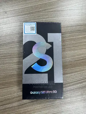 New Samsung Galaxy S21 Ultra 5G 256 GB White 1